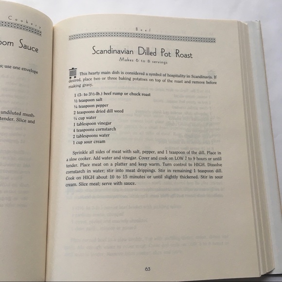 Mable Hoffman's Crockery Cookery Hardcover Cookbook - Picture 5 of 5